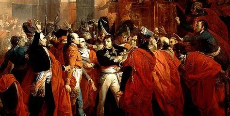 Le Coup d'État du 18 Brumaire, symbole de l'ambition politique sans limites et du destin tumultueux de la France révolutionnaire